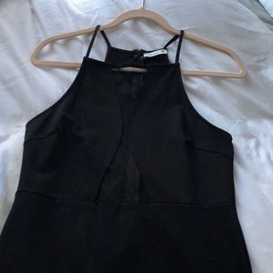 Black Mesh Cut-Out Bodycon Dress Size L